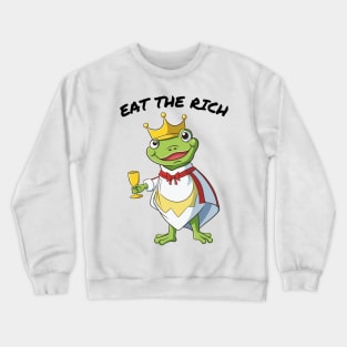 Eat The Rich Frog Crewneck Sweatshirt